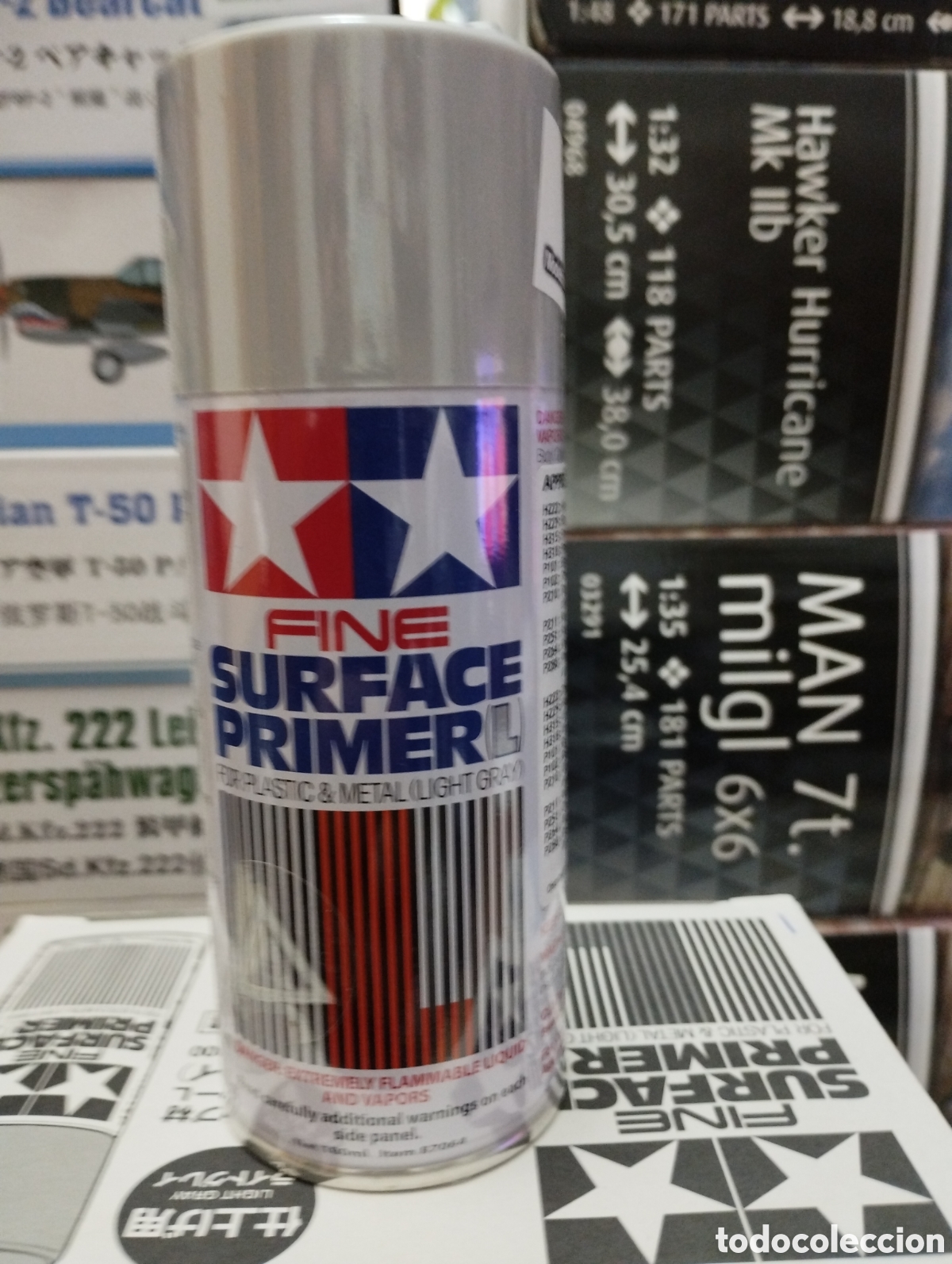 Maquetas: TAMIYA - FINE SURFACE PRIMER L GRIS 87064 - Foto 1