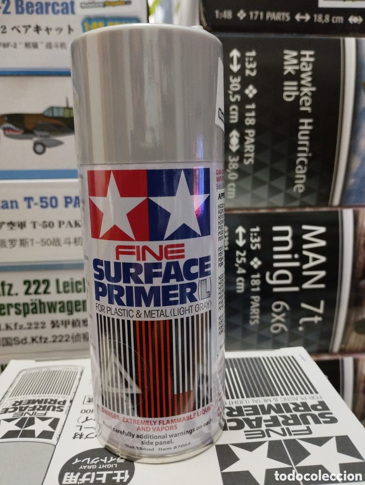 Maquetas: TAMIYA - FINE SURFACE PRIMER L GRIS 87064 - Foto 1