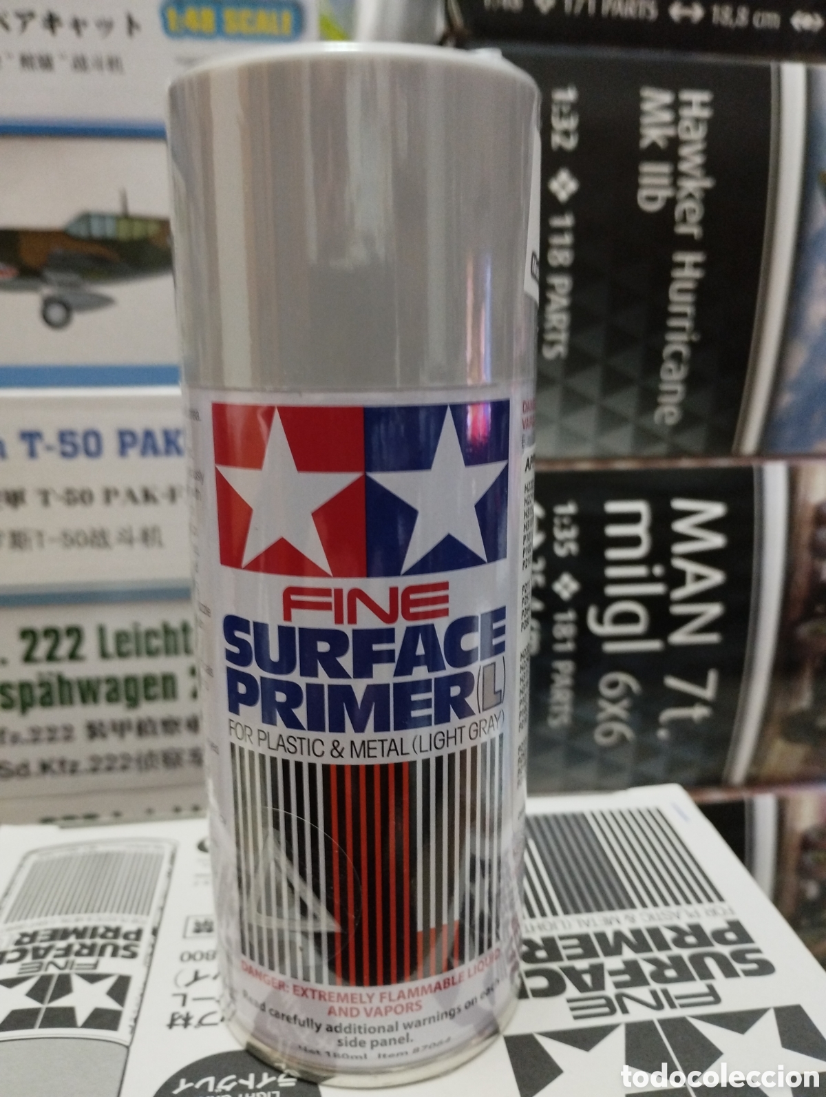 Maquetas: TAMIYA - FINE SURFACE PRIMER L GRIS 87064 - Foto 1