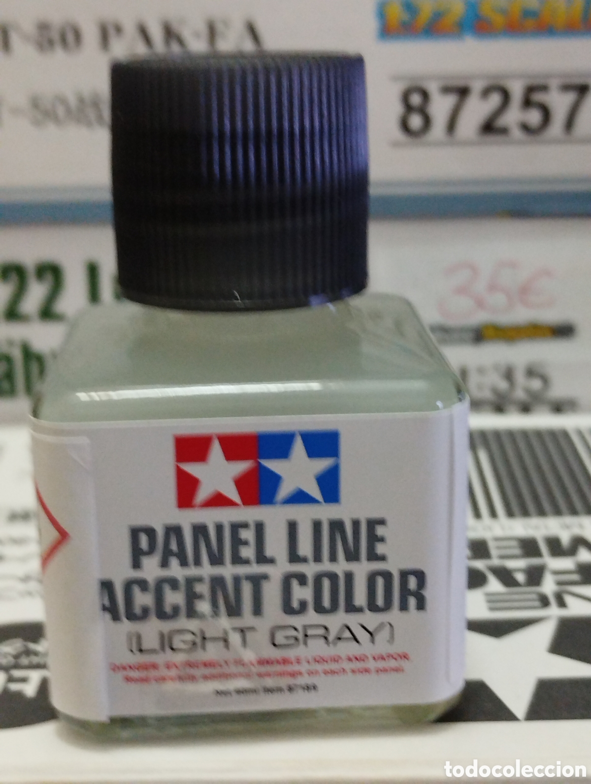 Maquetas: TAMIYA - PANE LINE ACCENT COLOR LIGHT GREY 87189 - Foto 1