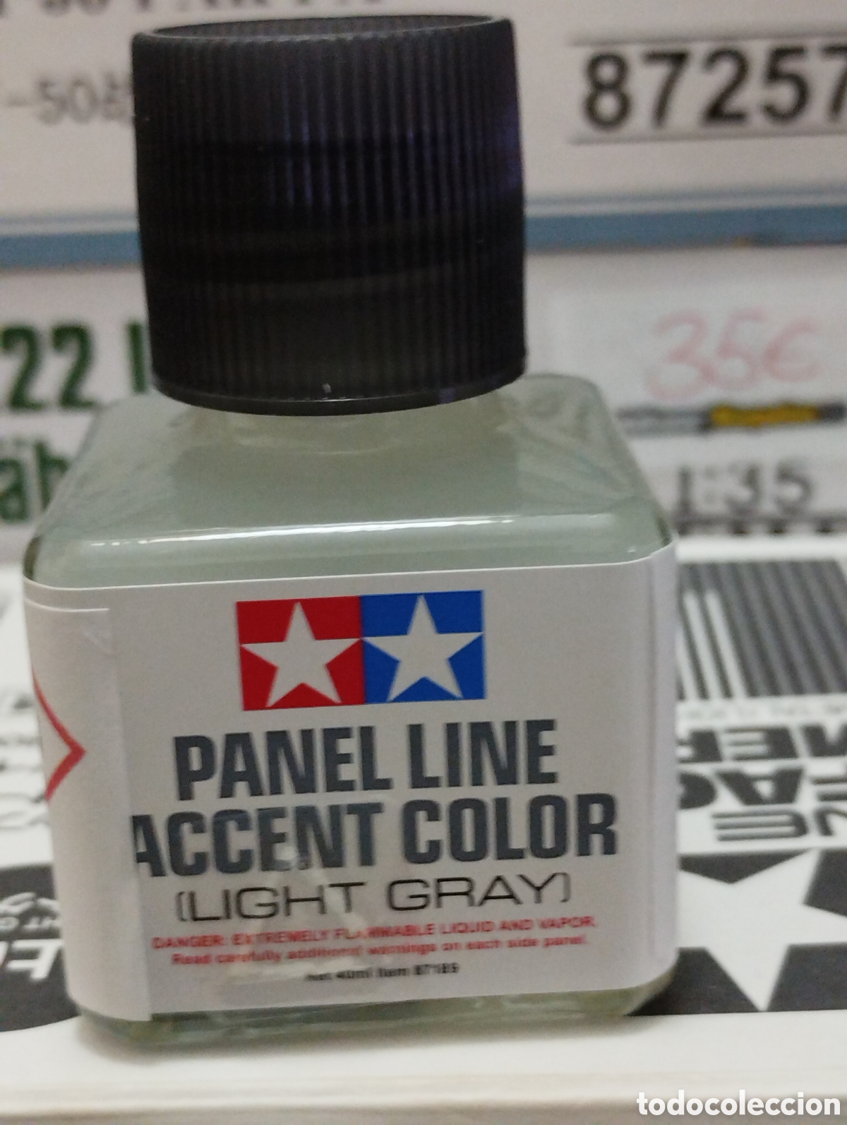 Maquetas: TAMIYA - PANE LINE ACCENT COLOR LIGHT GREY 87189 - Foto 1