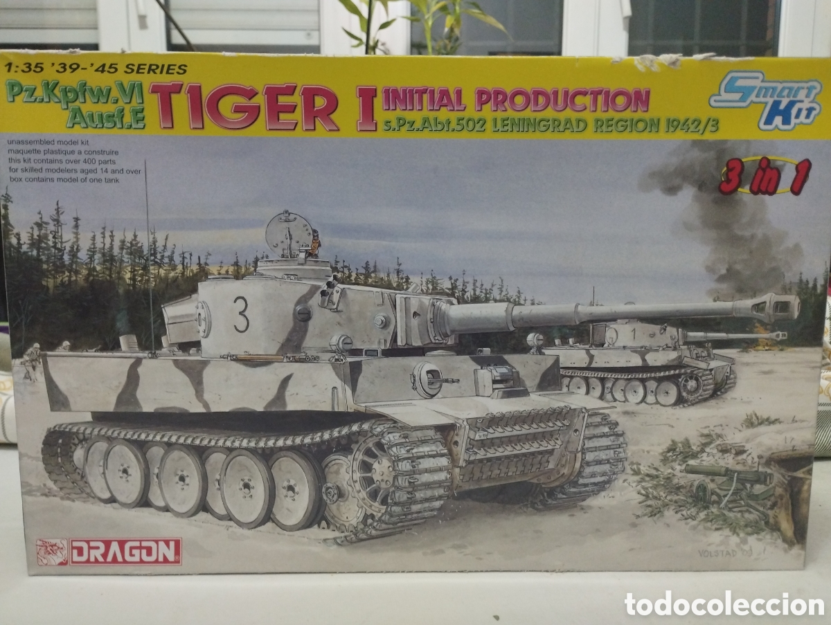 Maquetas: DRAGON - TIGER I INITIAL PRODUCTION AUSF E 1/35 6600 - Foto 1