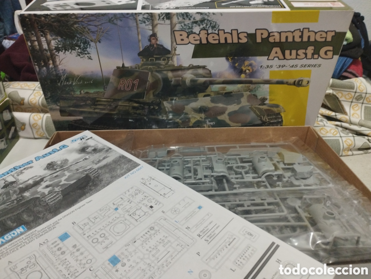 Maquetas: DRAGON - BEFEHLS PANTHER AUSF G 1/35 6847 - Foto 2