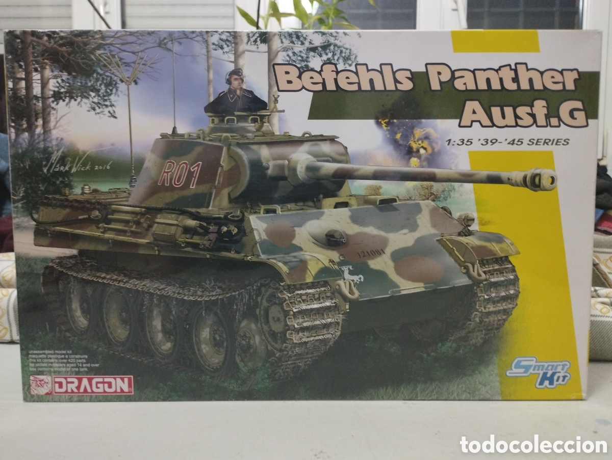 Maquetas: DRAGON - BEFEHLS PANTHER AUSF G 1/35 6847 - Foto 1