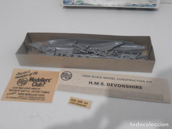 Maquetas: MAQUETA, BARCO, HMS DEVONSHIRE 600, AIRFIX - Foto 3