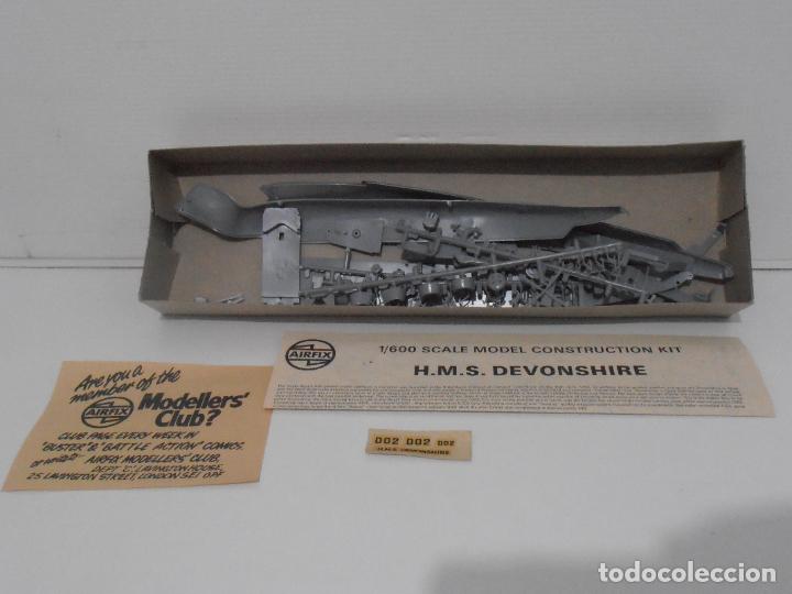 Maquetas: MAQUETA, BARCO, HMS DEVONSHIRE 600, AIRFIX - Foto 4