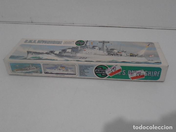 Maquetas: MAQUETA, BARCO, HMS DEVONSHIRE 600, AIRFIX - Foto 5
