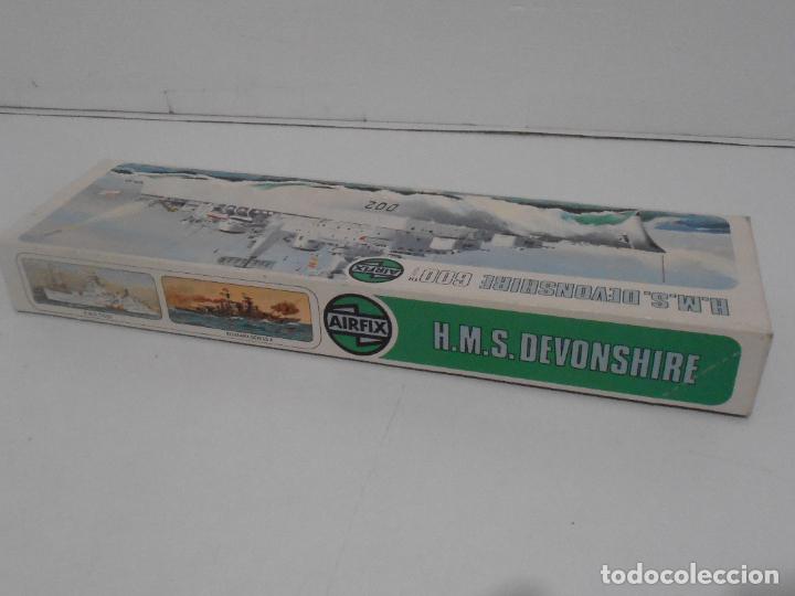 Maquetas: MAQUETA, BARCO, HMS DEVONSHIRE 600, AIRFIX - Foto 8