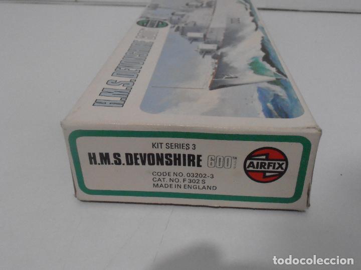 Maquetas: MAQUETA, BARCO, HMS DEVONSHIRE 600, AIRFIX - Foto 9