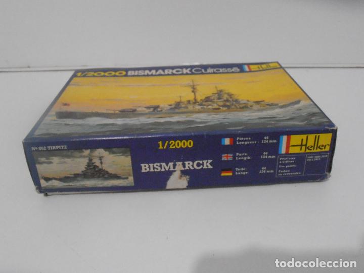 Maquetas: MAQUETA, BARCO BISMARCK CUIRASSE, 1/2000 HELLER - Foto 5