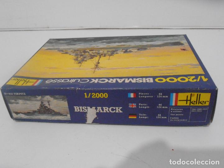 Maquetas: MAQUETA, BARCO BISMARCK CUIRASSE, 1/2000 HELLER - Foto 7