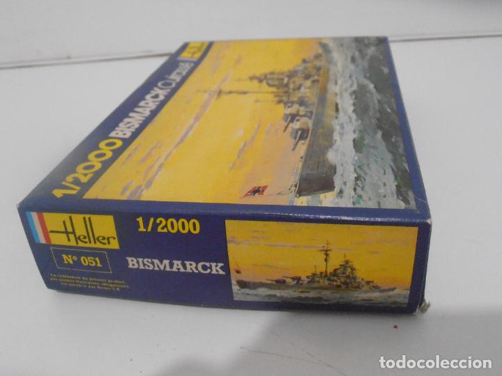 Maquetas: MAQUETA, BARCO BISMARCK CUIRASSE, 1/2000 HELLER - Foto 8