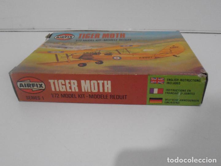Maquetas: MAQUETA, AVION TIGER MOTH, 1/72 MODEL KIT AIRFIX - Foto 3