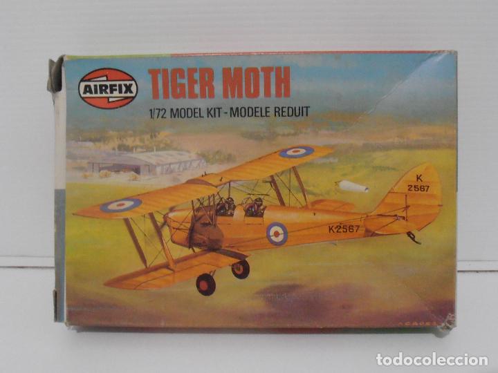 Maquetas: MAQUETA, AVION TIGER MOTH, 1/72 MODEL KIT AIRFIX - Foto 1