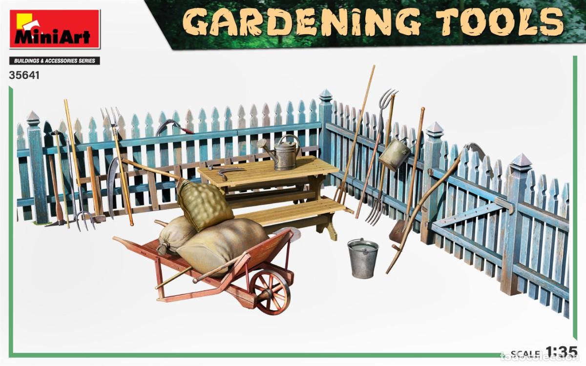Maquetas: MINIART - GARDENING TOOLS 1/35 35641 - Foto 2