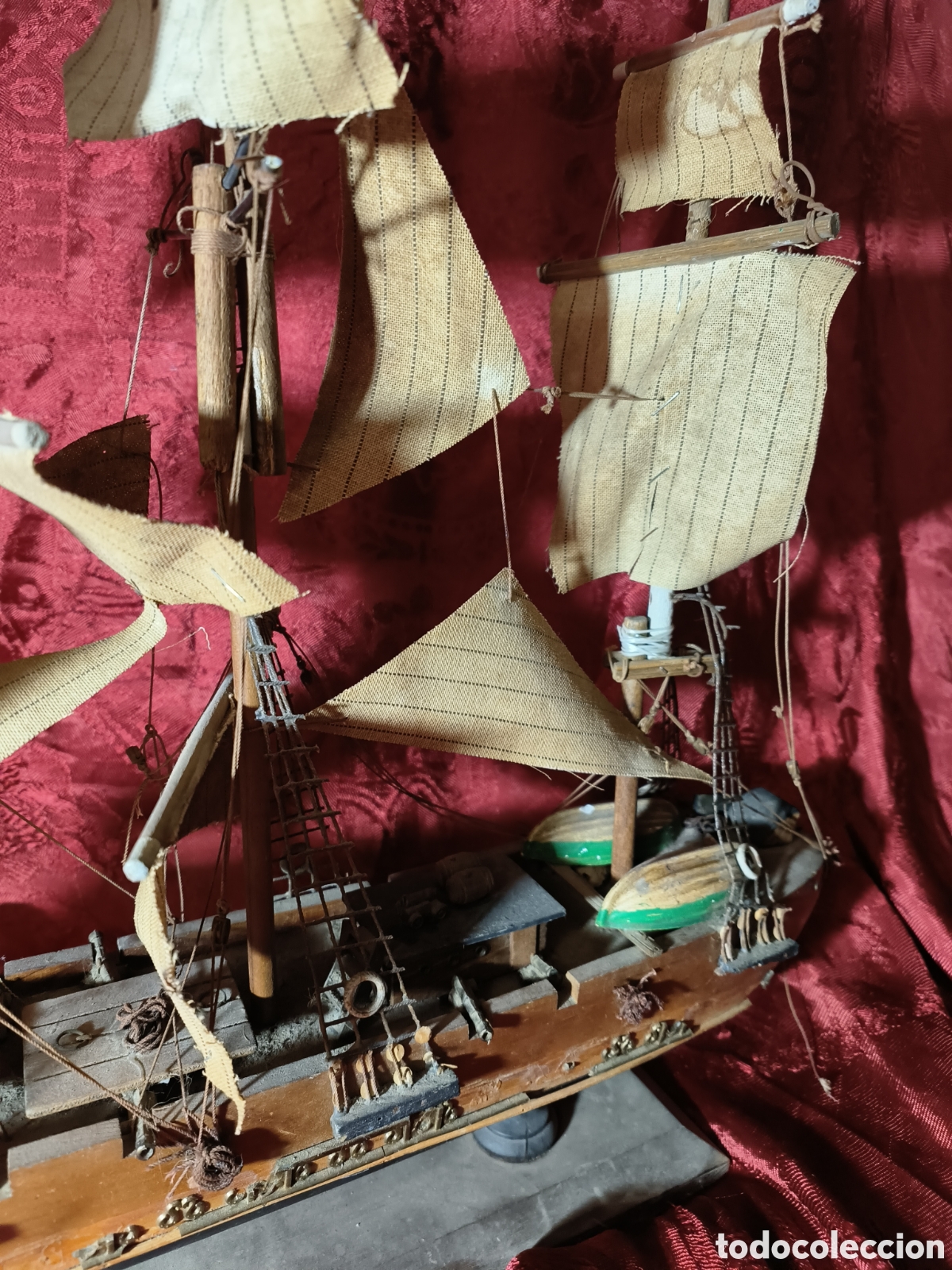 Maquetas: Antigua Maqueta barco Fragata - Foto 4