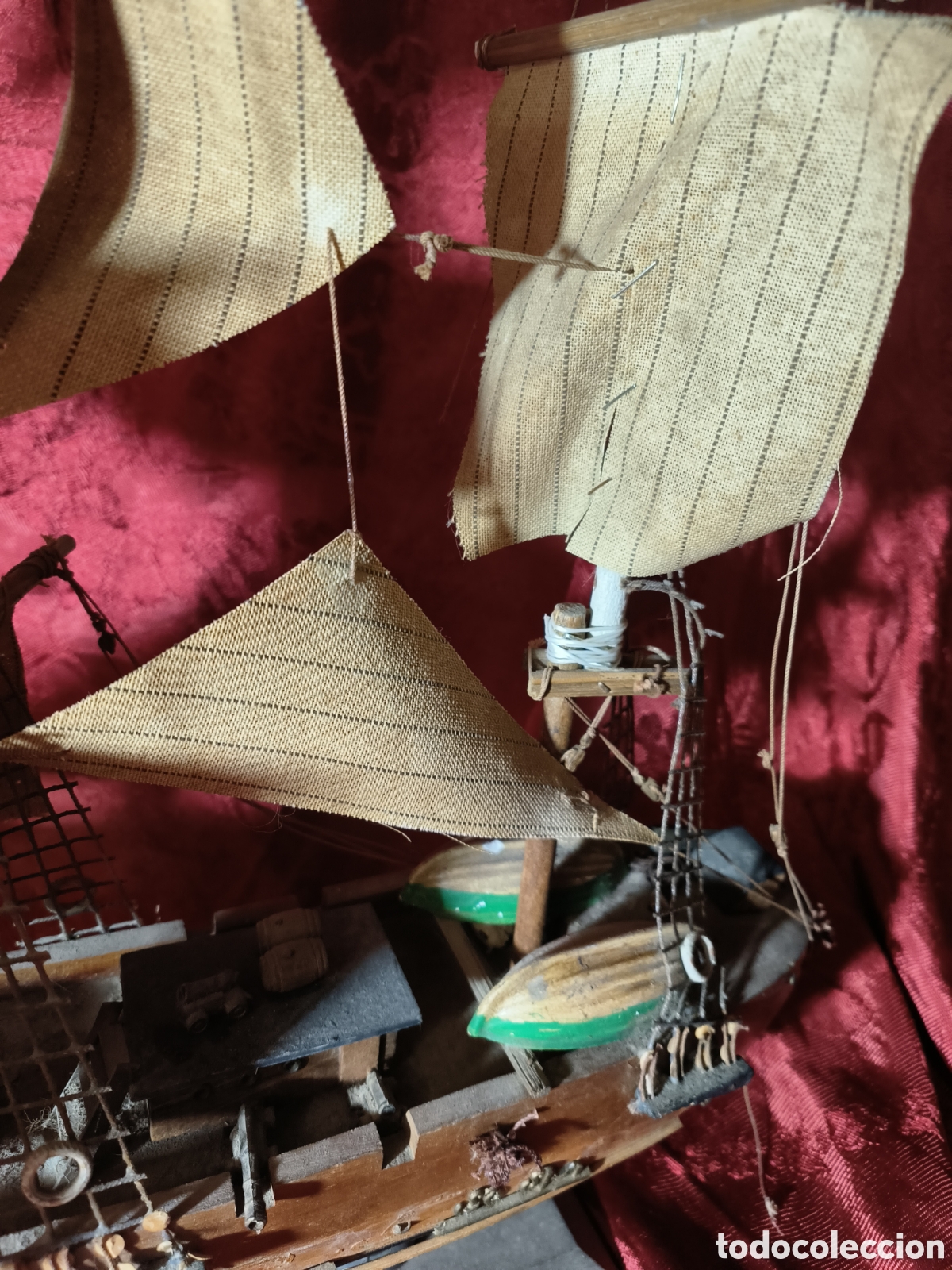 Maquetas: Antigua Maqueta barco Fragata - Foto 5