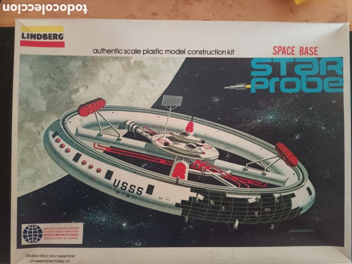 Maquetas: Maqueta Space Base Star Probe de Lindberg - Foto 1