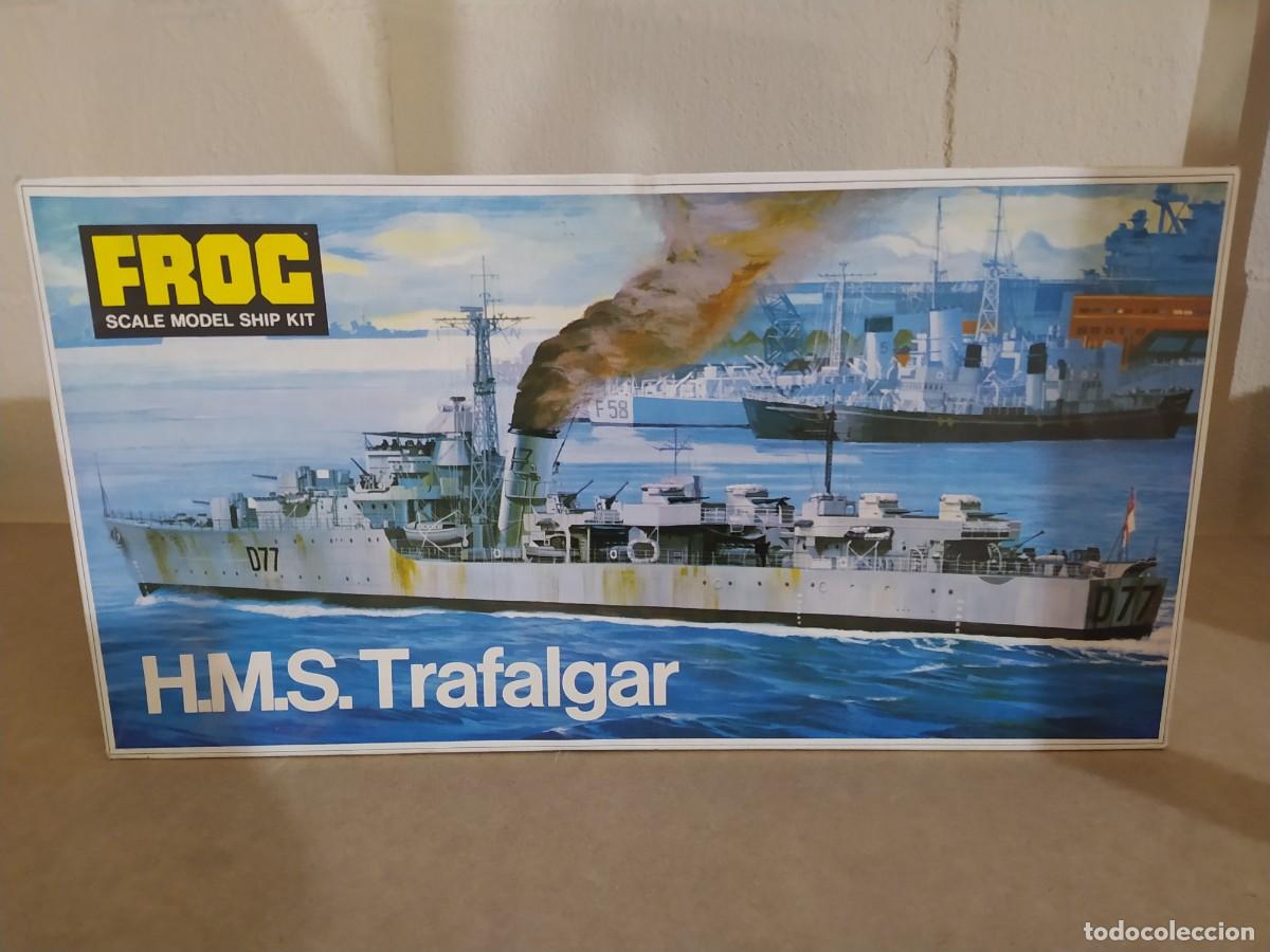 Maquetas: H. M. S. Trafalgar Frog. A&ntilde;o 1971. Nuevo - Foto 1