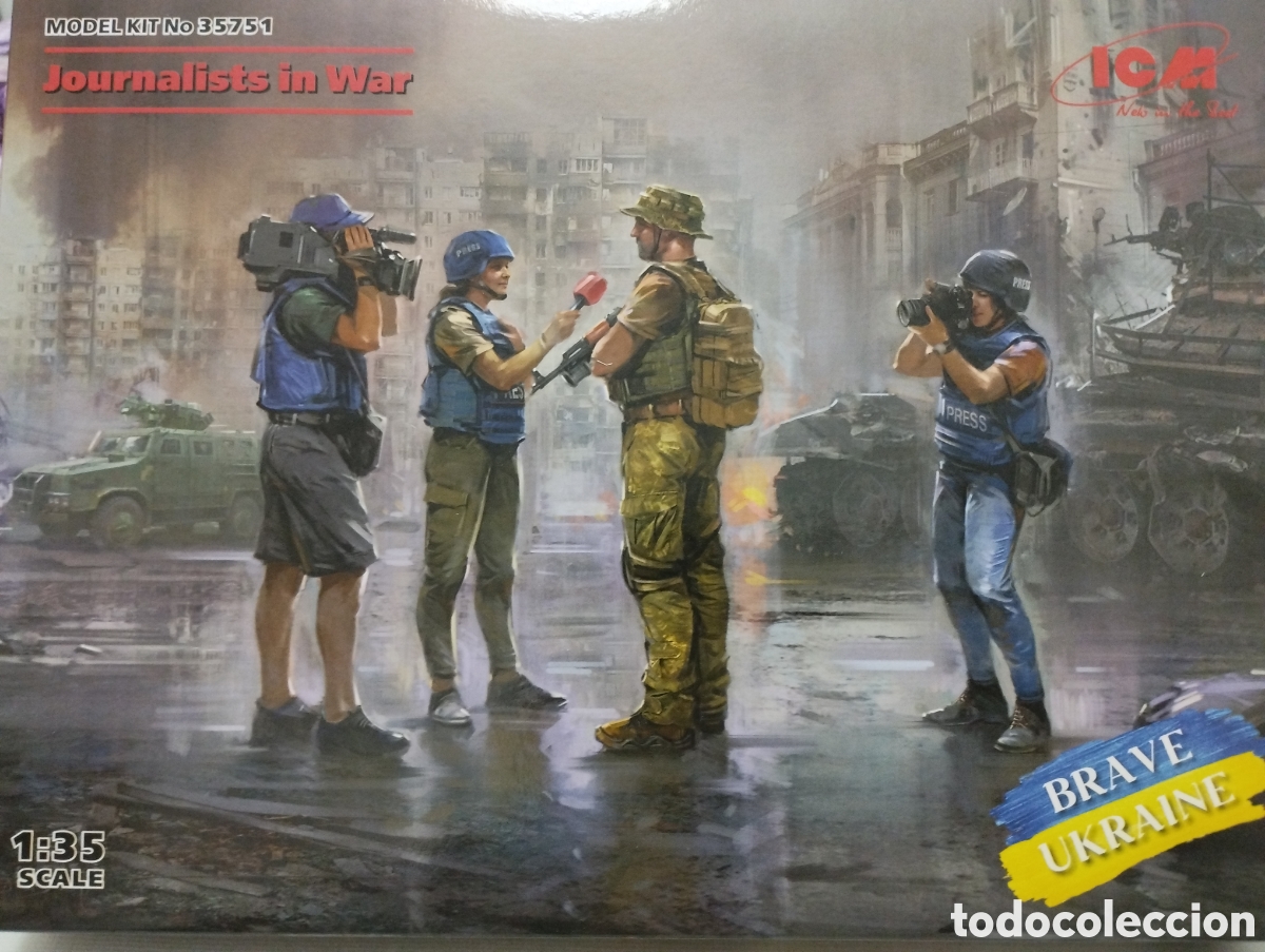 Maquetas: ICM - JOURNALIS IN WAR 1/34 35751 - Foto 1