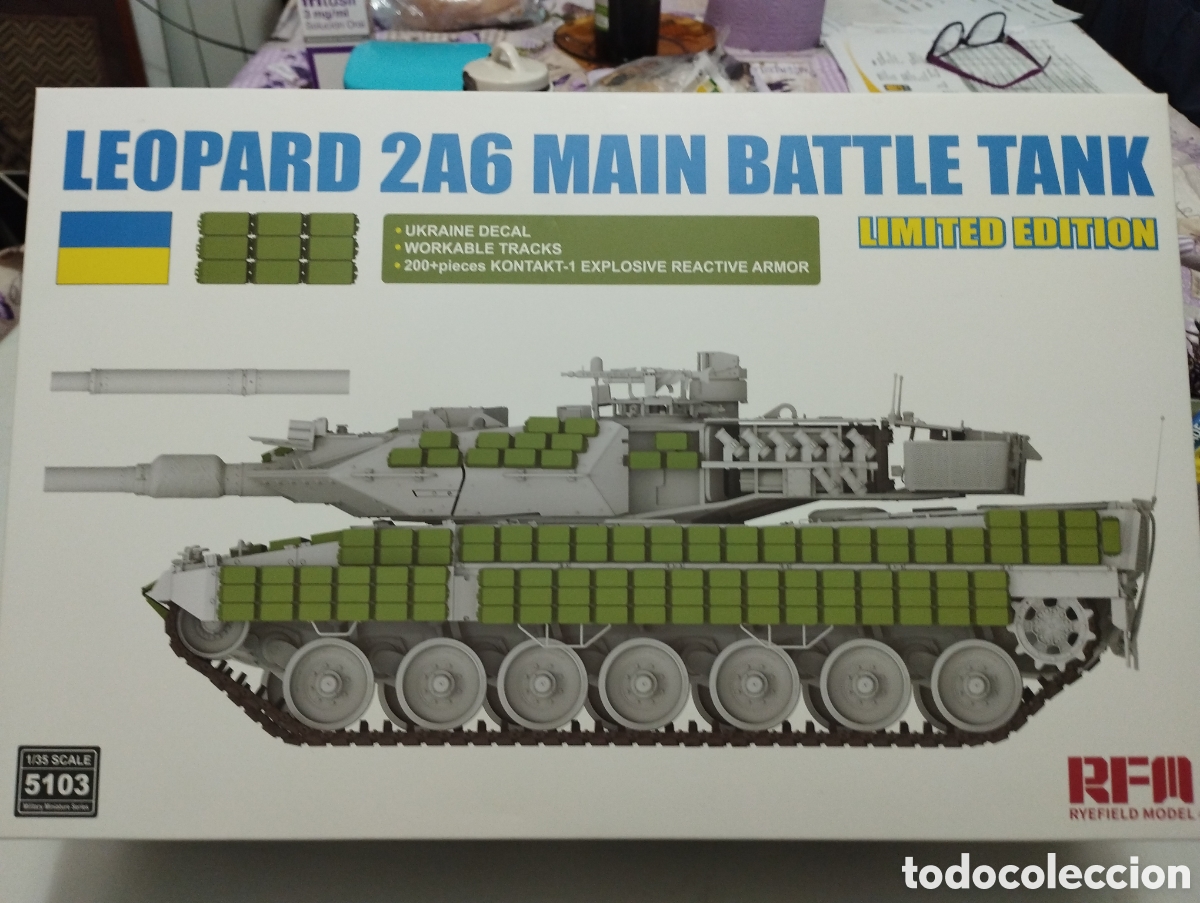 Maquetas: RFM - LEOPARD 2A6 MAIN BATTLE TANK 1/35 5103 - Foto 1