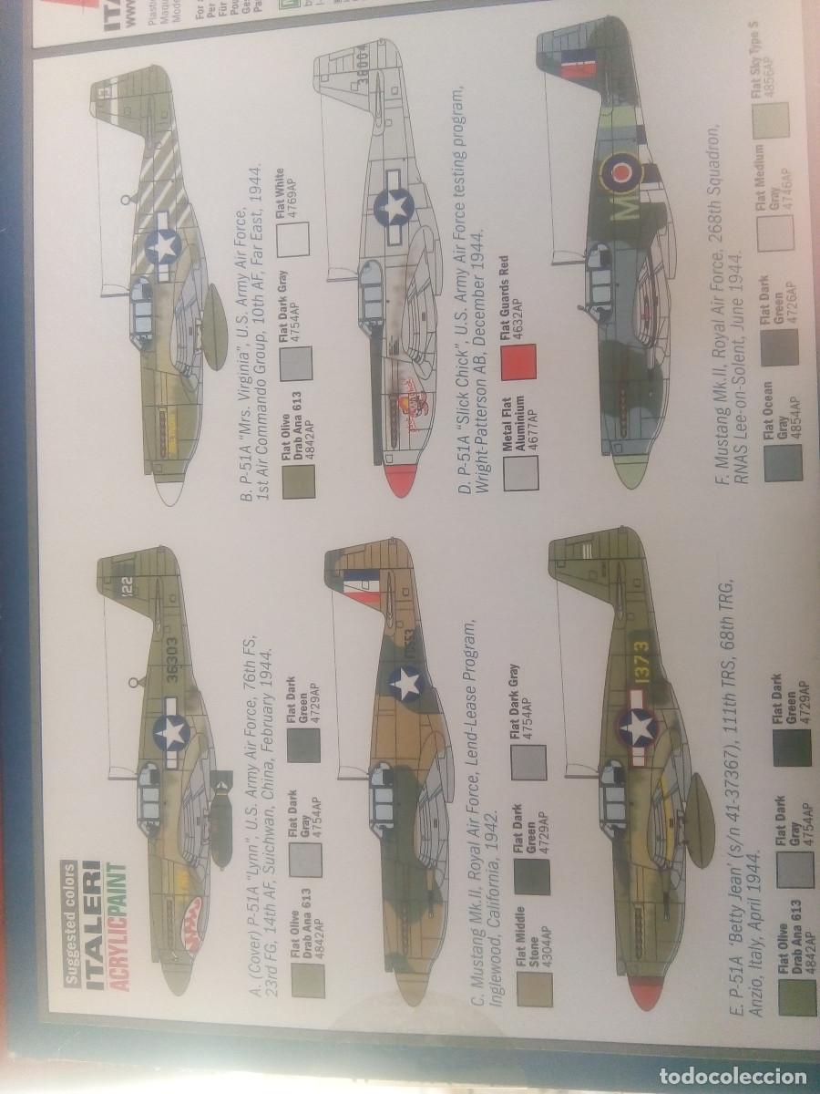 Maquetas: AVI&Oacute;N MUSTANG ITALERI - Foto 3