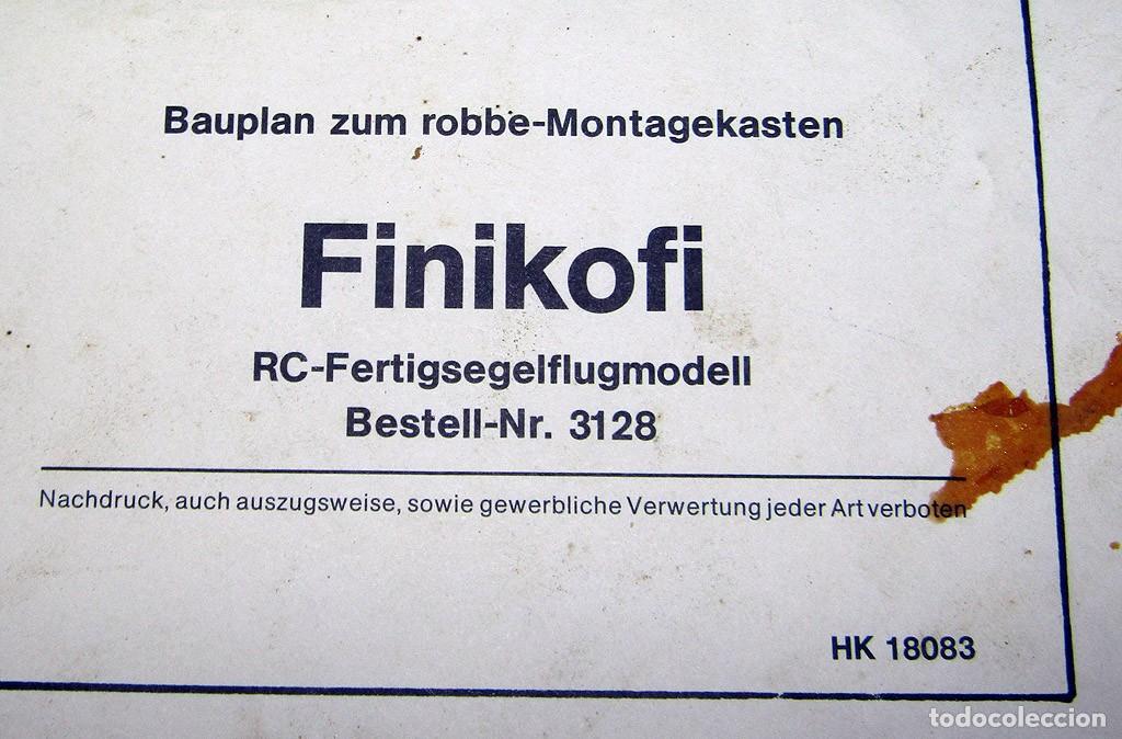 Maquetas: PLANO MONTAJE PLANEADOR RC FINIKOFI - Foto 2