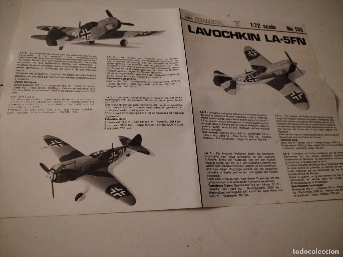 Maquetas: LA-5 fighter -italeri, escala 1/72 - Foto 5