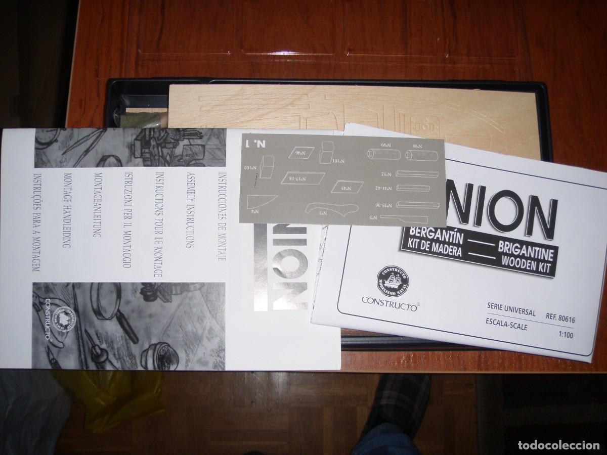 Maquetas: KIT DE MADERA CONSTRUCTO BERGANT&Iacute;N UNION - Foto 7