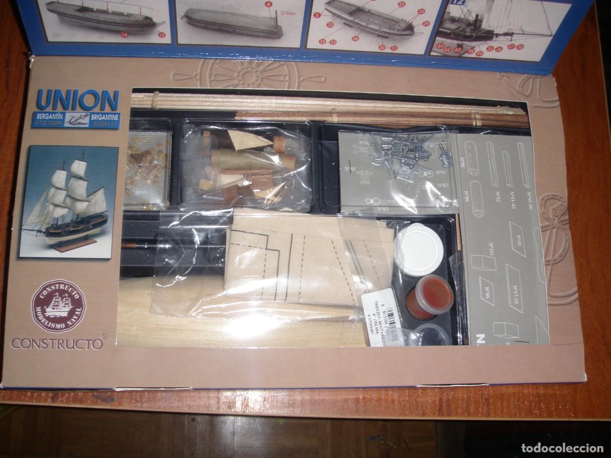 Maquetas: KIT DE MADERA CONSTRUCTO BERGANT&Iacute;N UNION - Foto 9