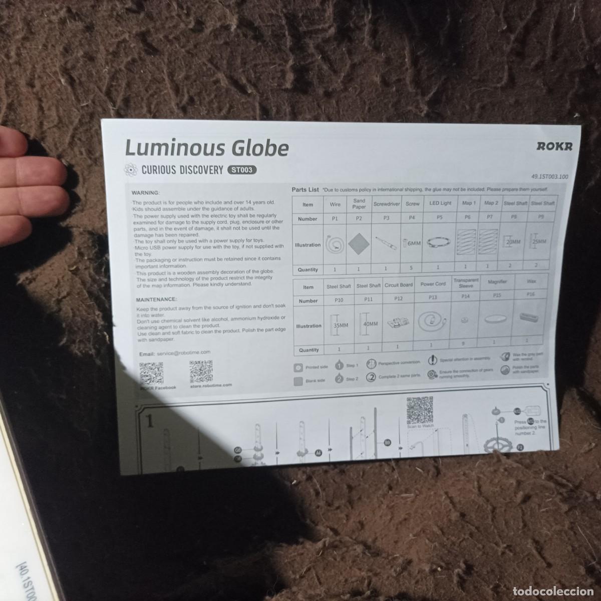 Maquetas: Maqueta globo terr&aacute;queo Luminous Globe. ROKR - Foto 11