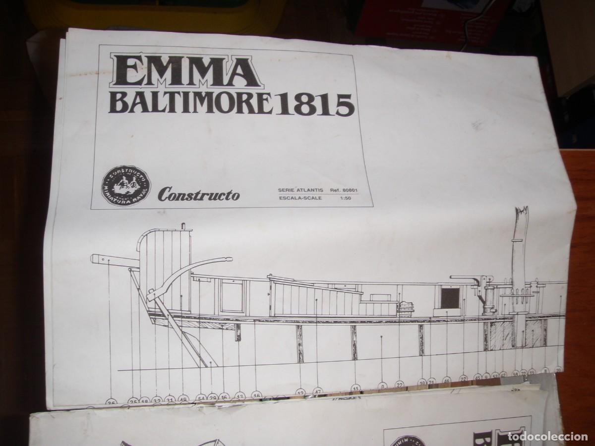 Maquetas: KIT MADERA BARCO EMMA BALTIMORE CLIPPER SIDMOUTH 1815 - Foto 10
