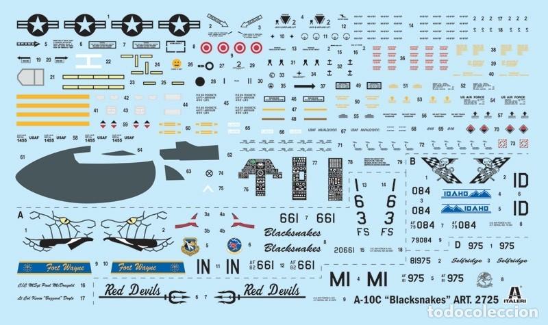 Maquetas: ITALERI - A-10C Blacksnackes 1/48 2725 - Foto 2