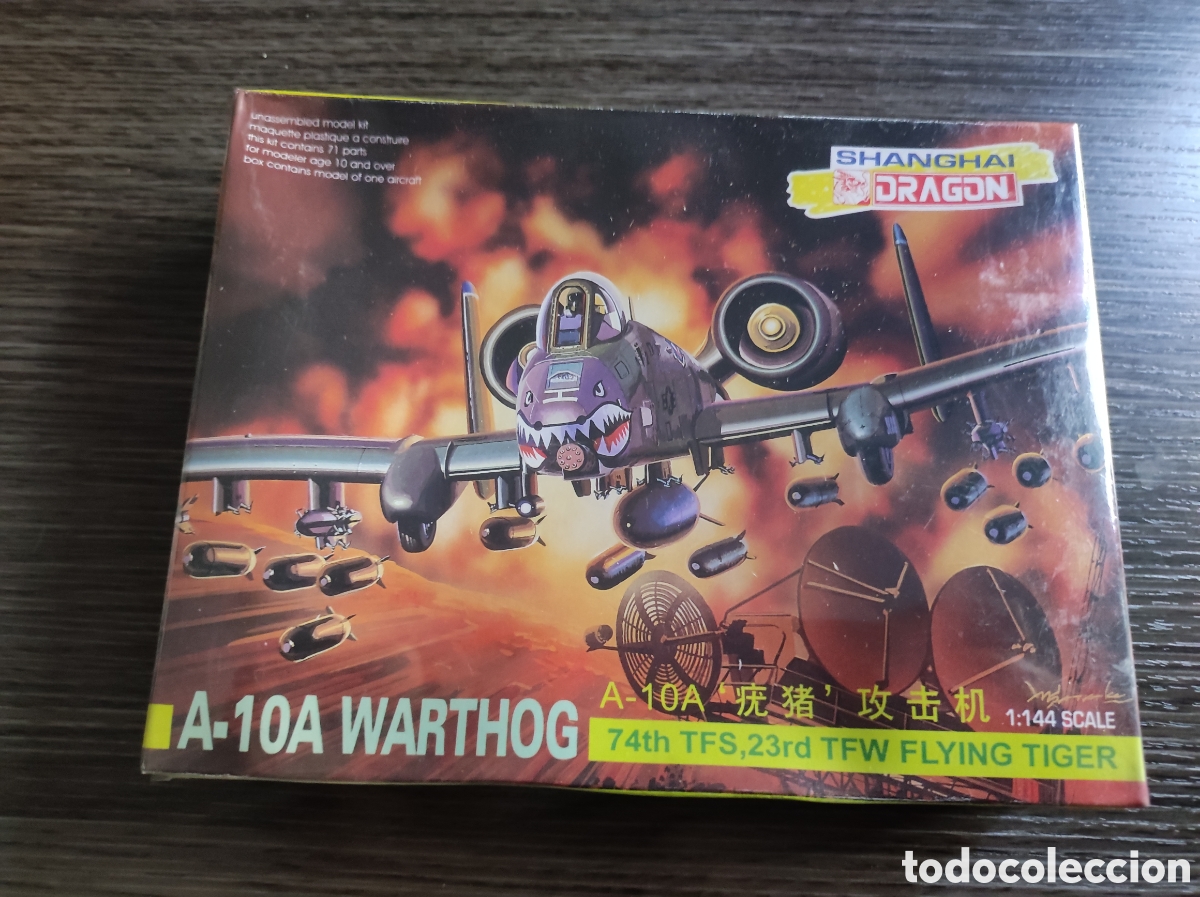 Maquetas: Avi&oacute;n A 10A Warthog escala 1:144 Drag&oacute;n Nuevo y precintado