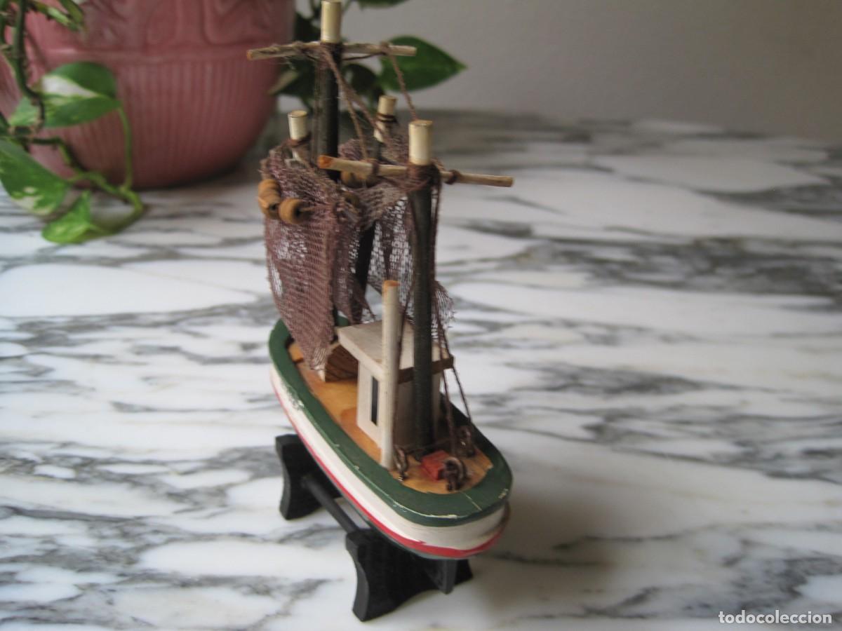 Maquetas: PEQUE&Ntilde;O BARCO DE MADERA - PESQUERO - SANTANDER - Foto 3