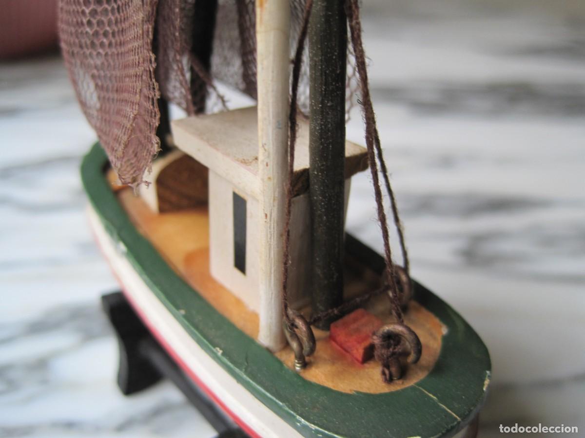 Maquetas: PEQUE&Ntilde;O BARCO DE MADERA - PESQUERO - SANTANDER - Foto 4