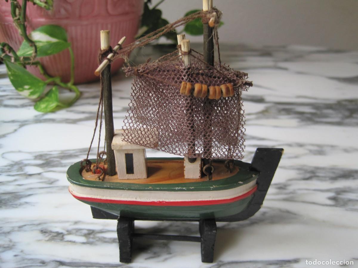 Maquetas: PEQUE&Ntilde;O BARCO DE MADERA - PESQUERO - SANTANDER - Foto 5
