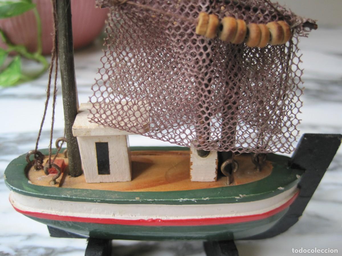 Maquetas: PEQUE&Ntilde;O BARCO DE MADERA - PESQUERO - SANTANDER - Foto 6