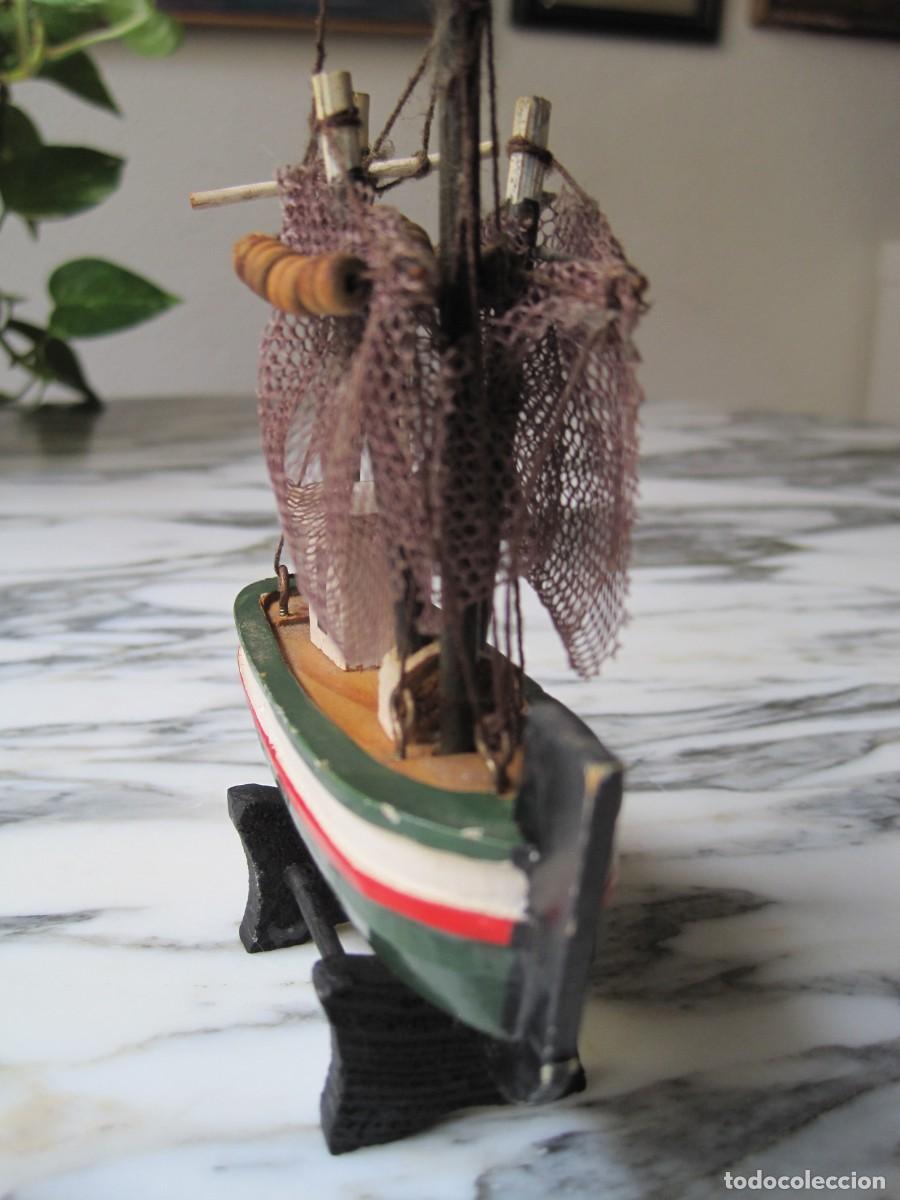 Maquetas: PEQUE&Ntilde;O BARCO DE MADERA - PESQUERO - SANTANDER - Foto 7