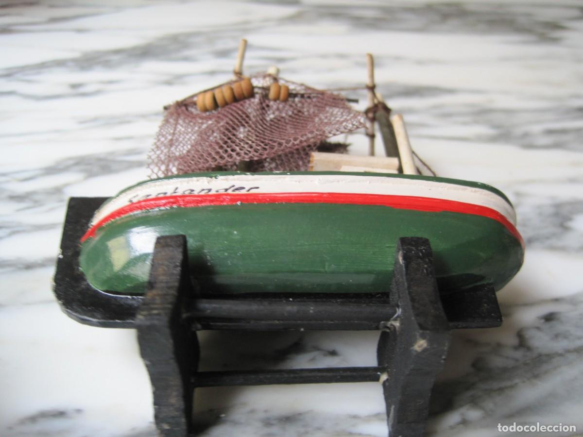 Maquetas: PEQUE&Ntilde;O BARCO DE MADERA - PESQUERO - SANTANDER - Foto 8