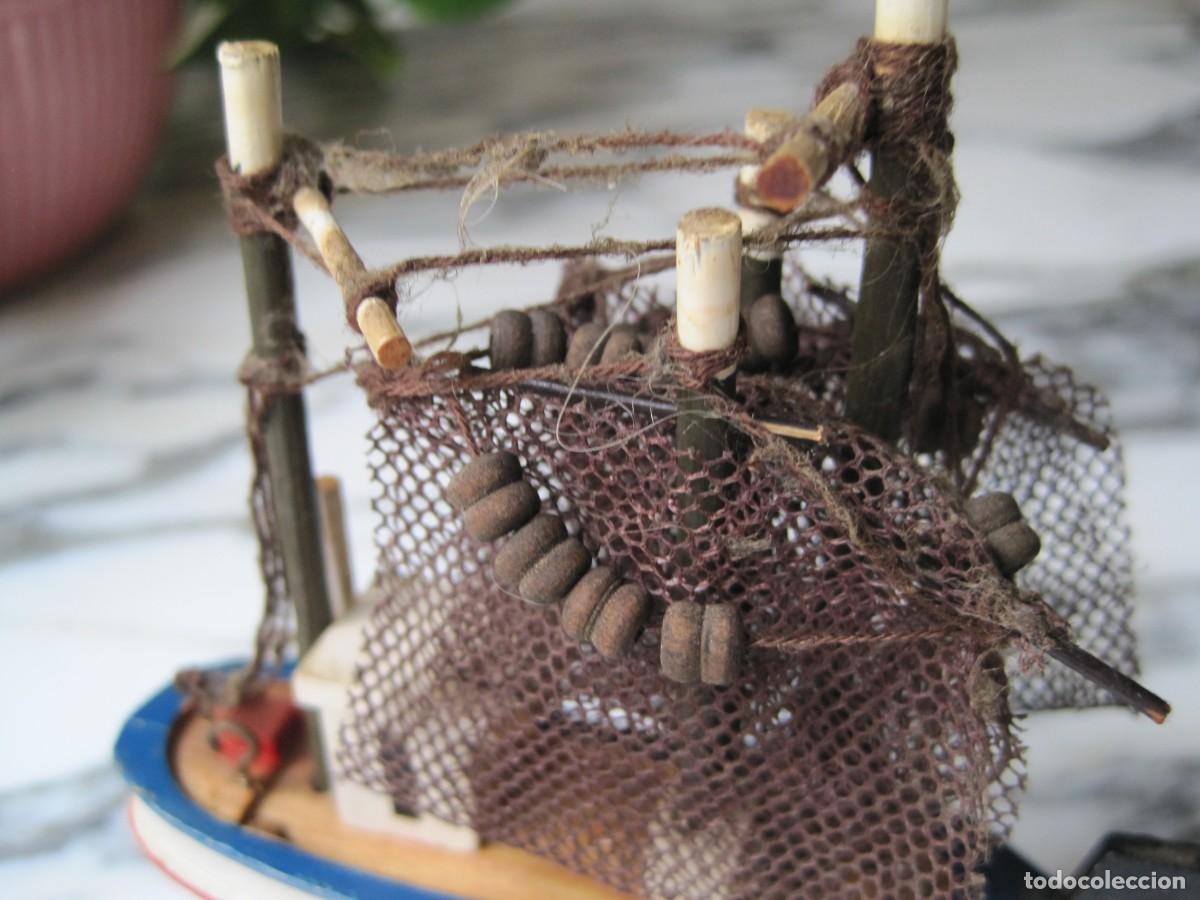 Maquetas: PEQUE&Ntilde;O BARCO DE MADERA - PESQUERO - SANTANDER - Foto 6