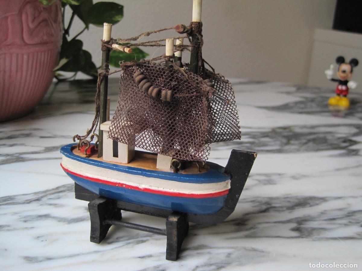 Maquetas: PEQUE&Ntilde;O BARCO DE MADERA - PESQUERO - SANTANDER - Foto 7