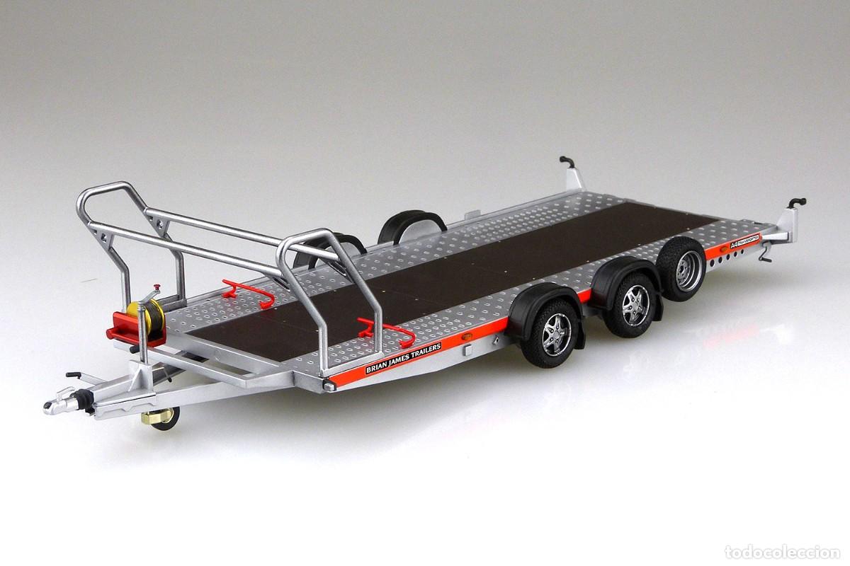 Maquetas: AOSHIMA - Brian James Trailers A4 Transporter 1/24 SP - Foto 2