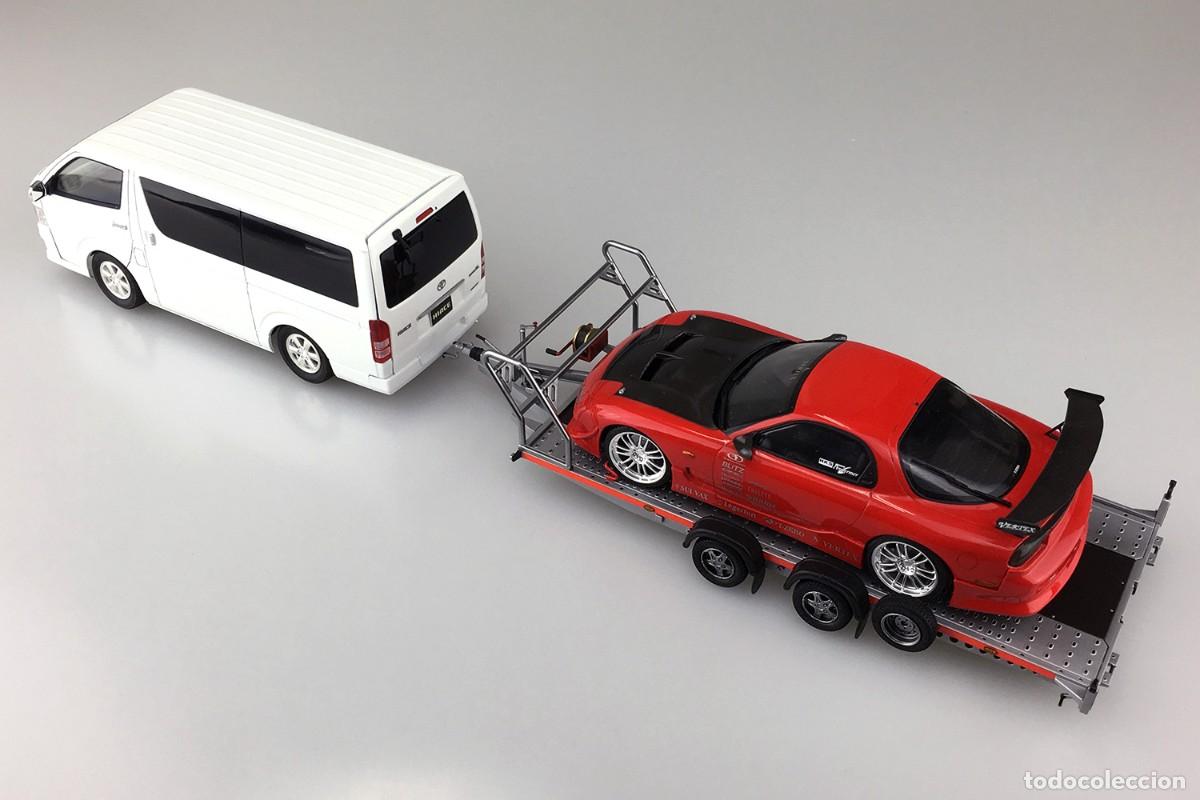 Maquetas: AOSHIMA - Brian James Trailers A4 Transporter 1/24 SP - Foto 4
