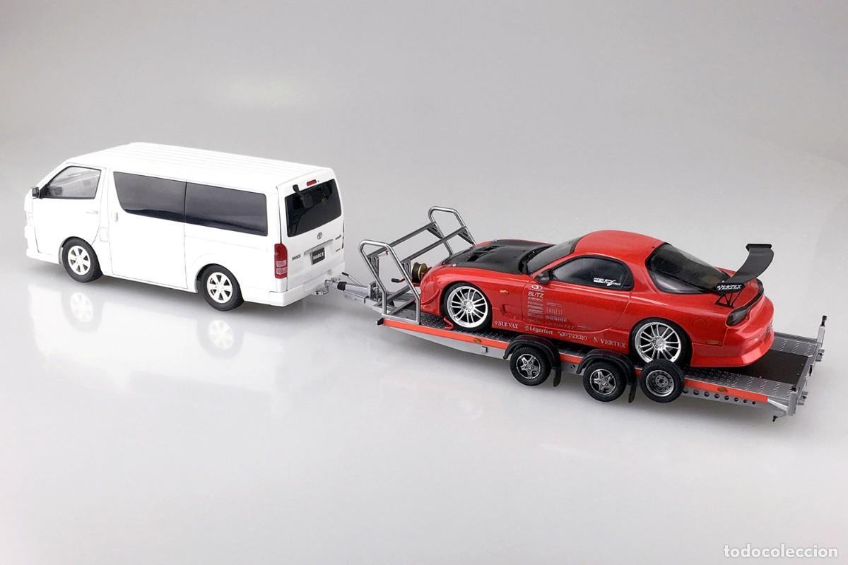 Maquetas: AOSHIMA - Brian James Trailers A4 Transporter 1/24 SP - Foto 5