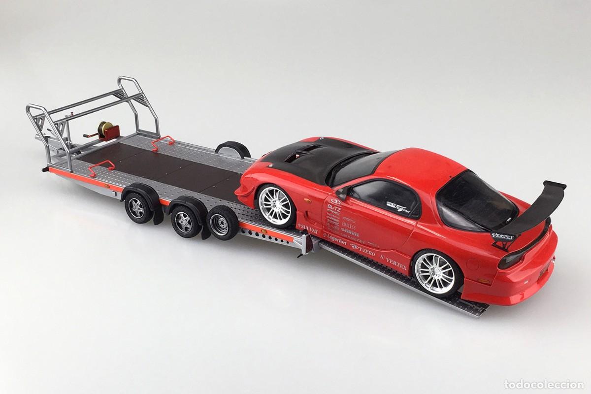 Maquetas: AOSHIMA - Brian James Trailers A4 Transporter 1/24 SP - Foto 6