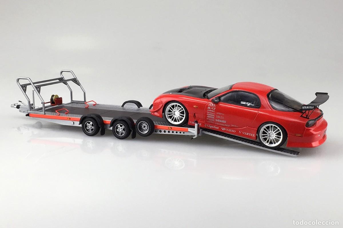 Maquetas: AOSHIMA - Brian James Trailers A4 Transporter 1/24 SP - Foto 7