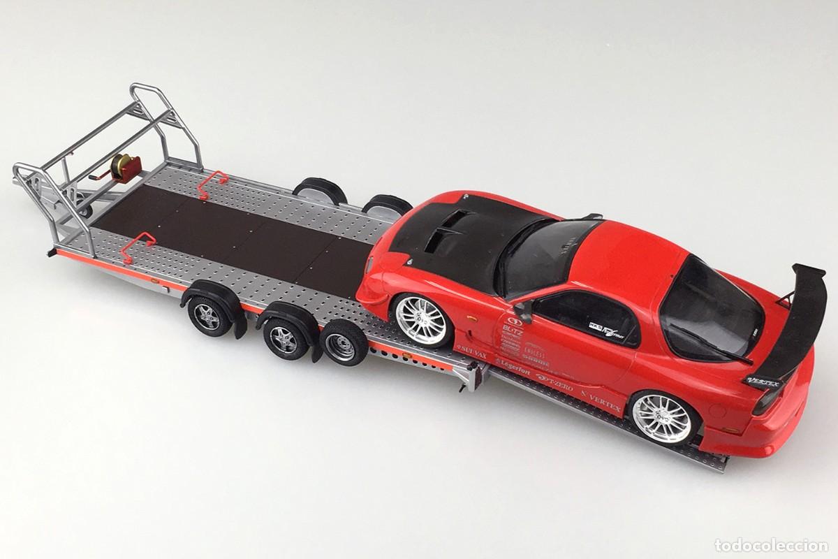 Maquetas: AOSHIMA - Brian James Trailers A4 Transporter 1/24 SP - Foto 8