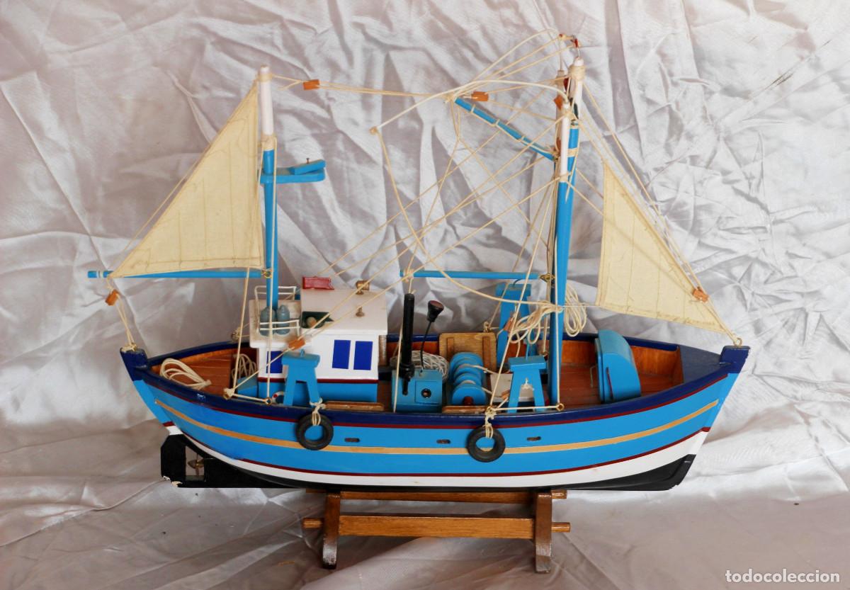 Maquetas: maqueta de barco de pesca en madera - Foto 1