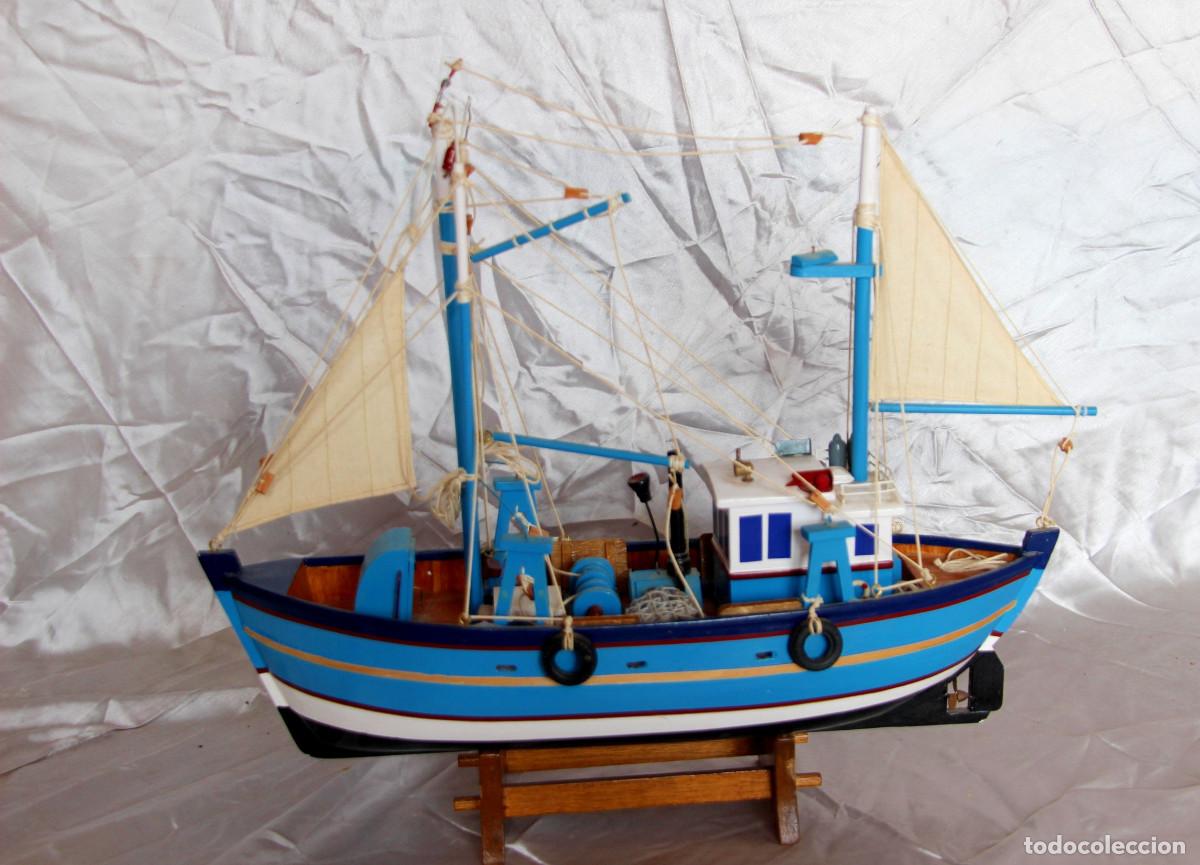 Maquetas: maqueta de barco de pesca en madera - Foto 2